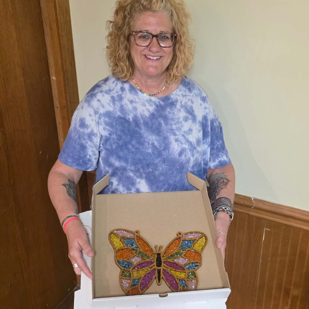 Butterfly Wood Suncatcher Art Kit