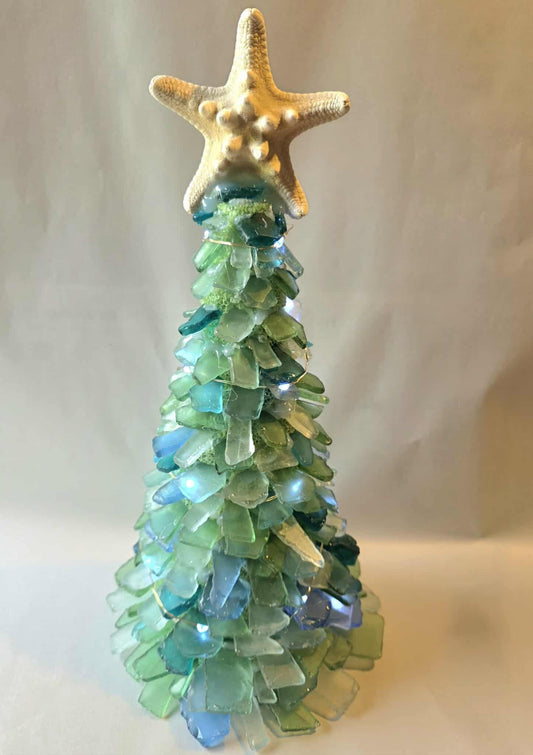 Faux Sea Glass Tree Chubby Starfish Kit