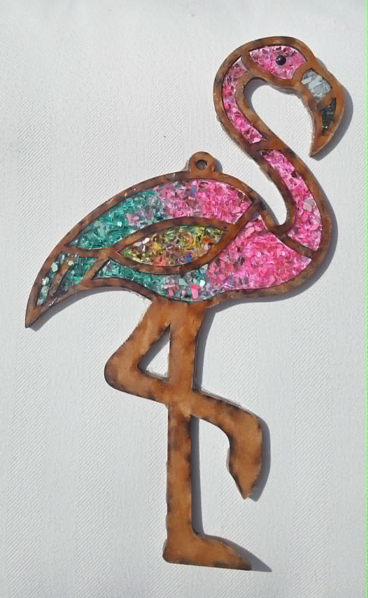 Colorful Flamingo Suncatcher Art Kit