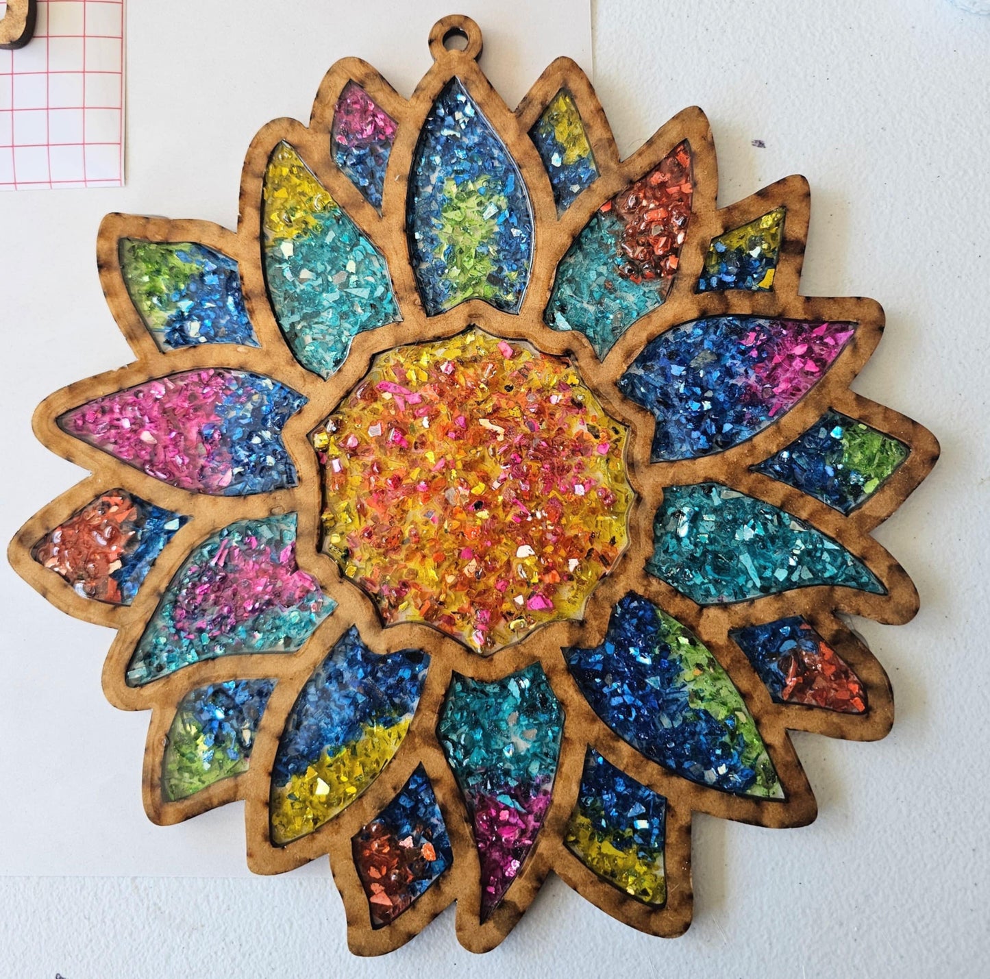 Colorful Sunflower Suncatcher Art Kit