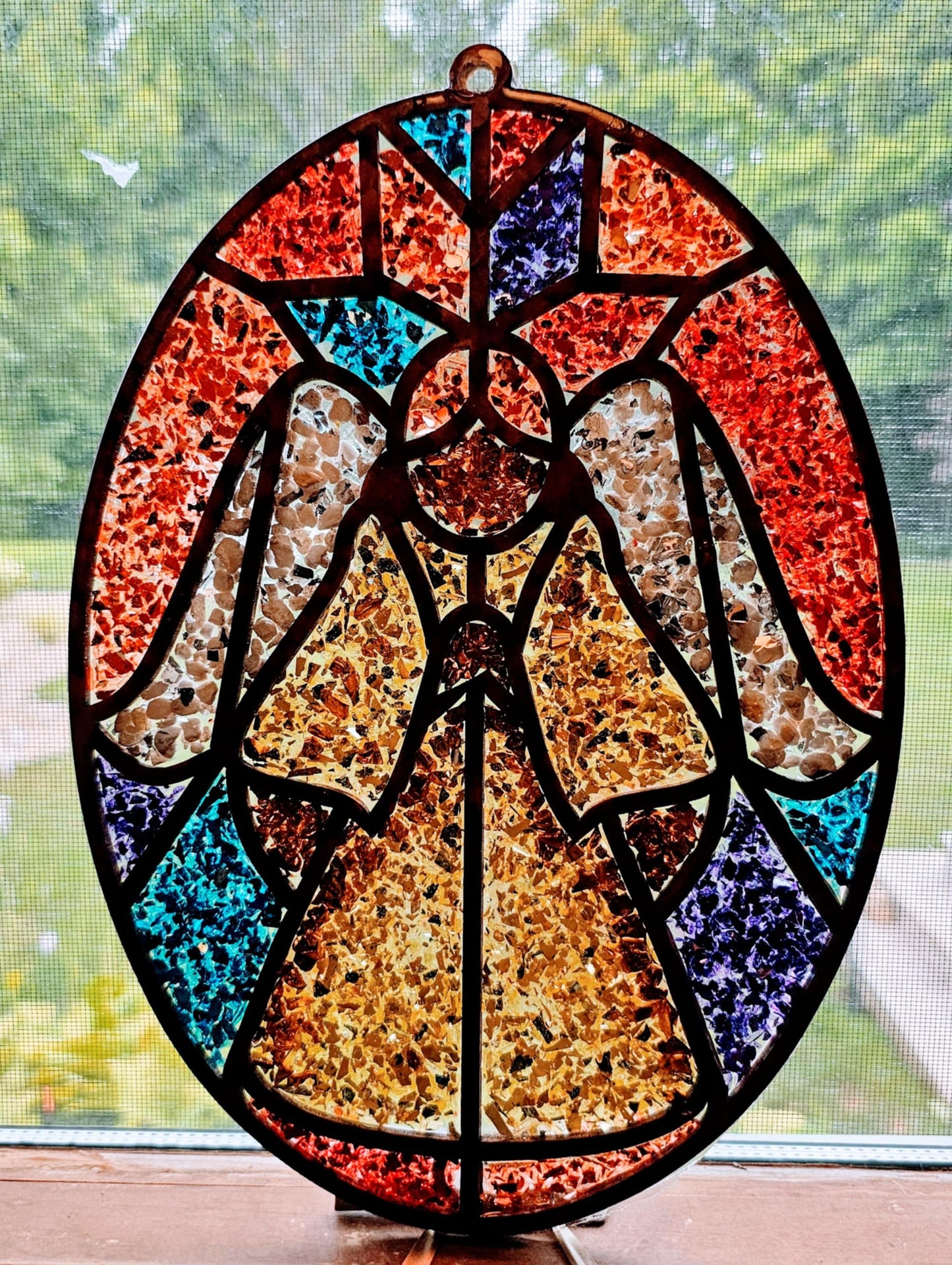 Gold Angel Suncatcher Art Kit