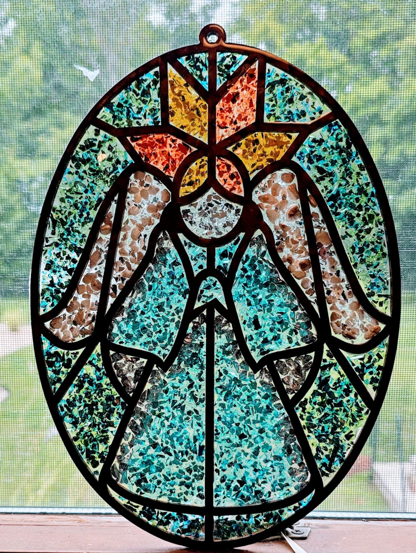 Blue Angel Suncatcher Art Kit