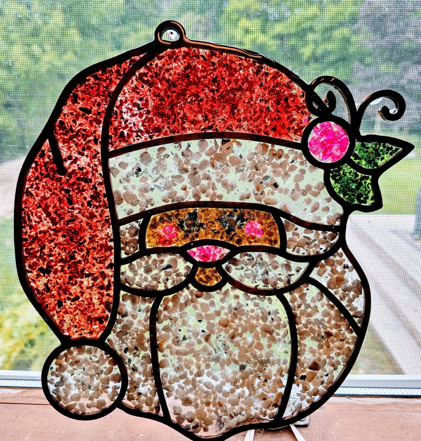 Santa Suncatcher Art Kit #2