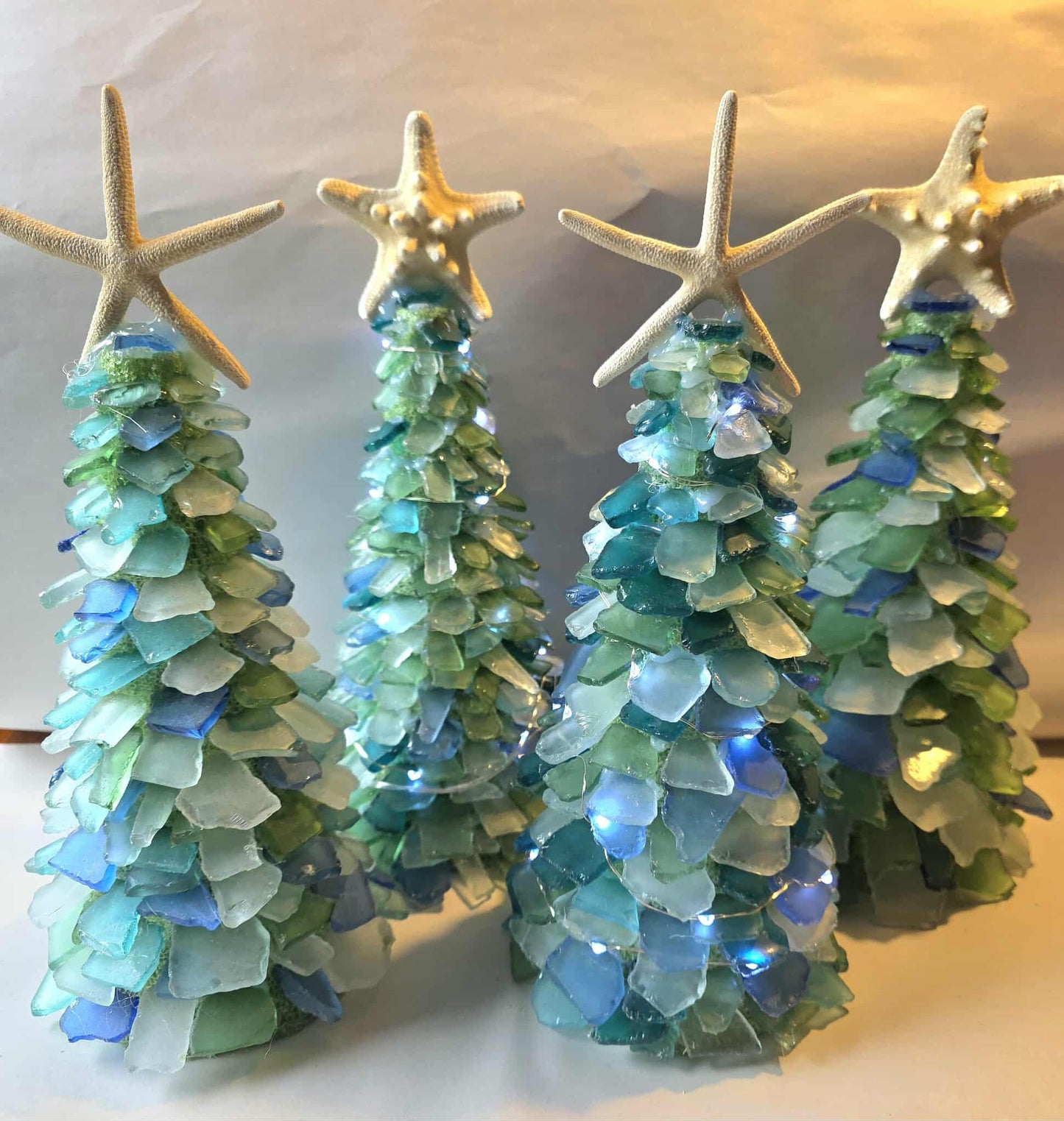 Faux Sea Glass Tree Chubby Starfish Kit