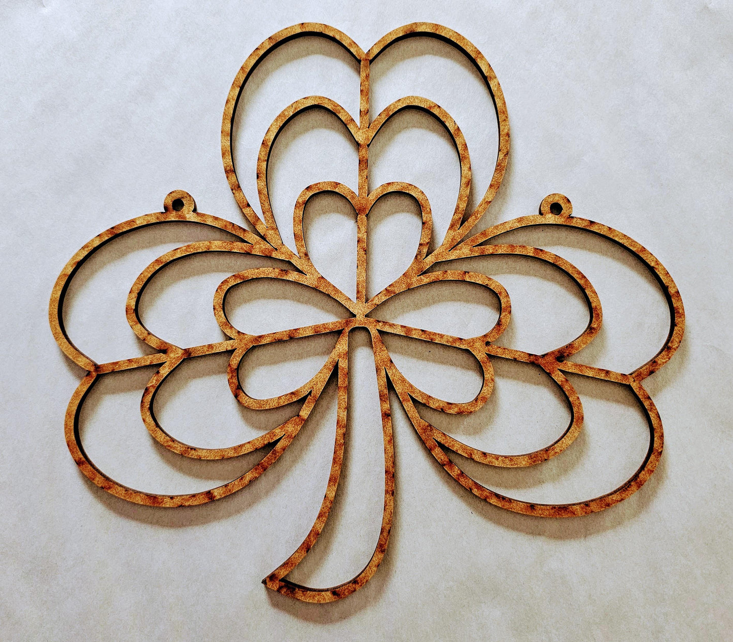 Shamrock Wood Cut-Out Frame Only