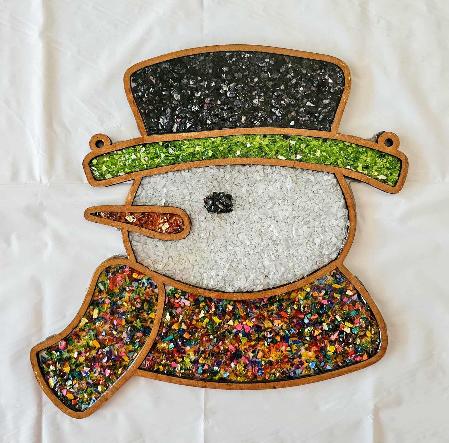 Confetti Snowman Suncatchern Art Kit