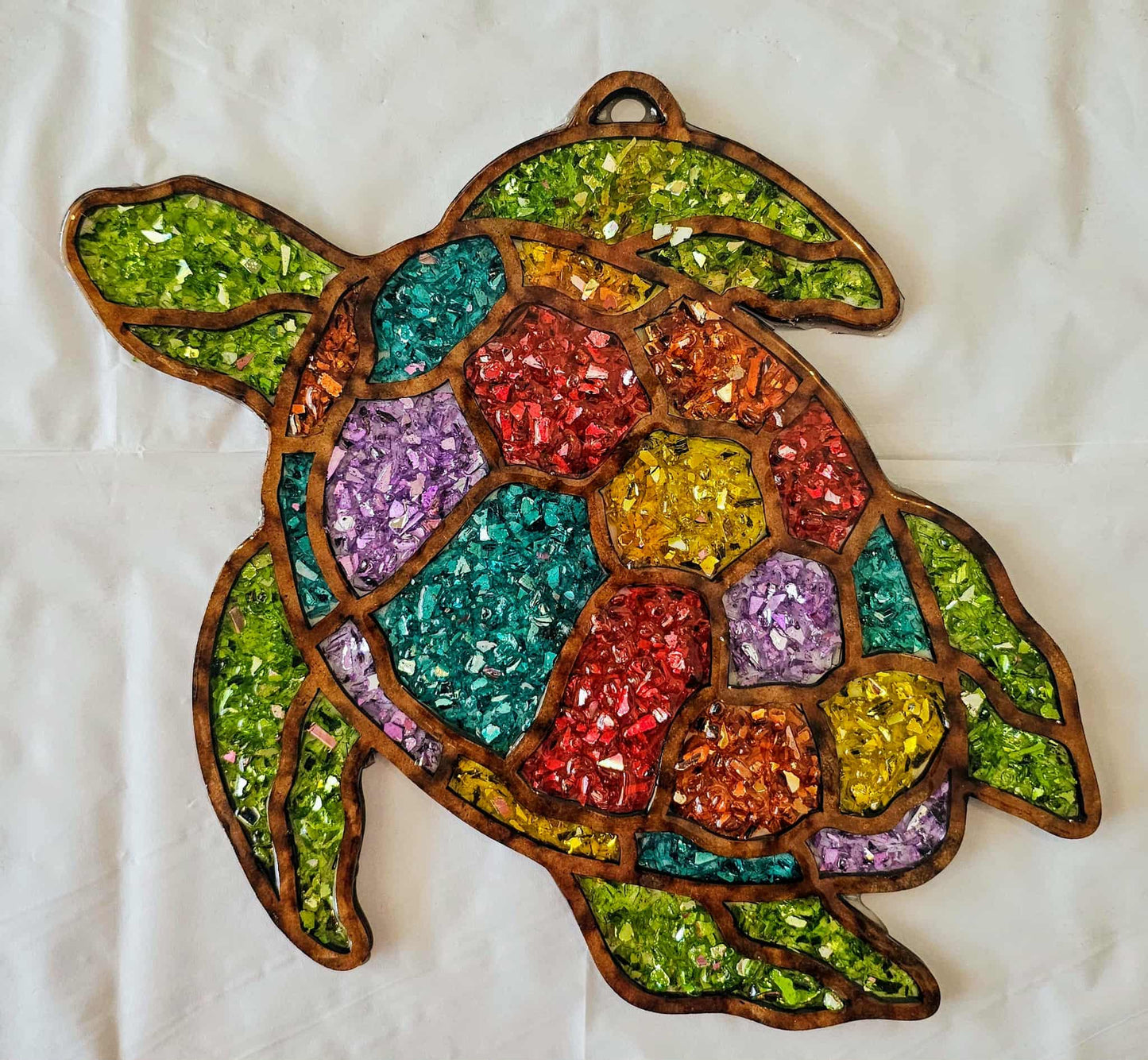 Green Turtle Suncatcher Art Kit