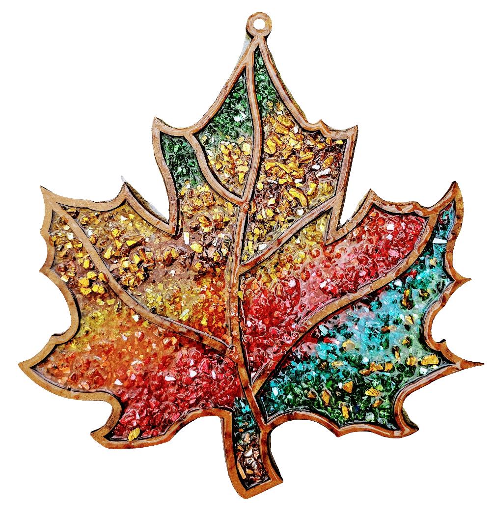 Maple Leaf Suncatcher Art Kit