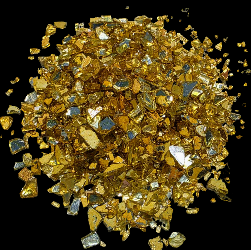 Gold Crushed Stained Glass 16 oz.