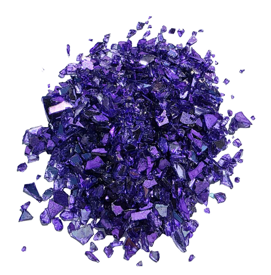 Purple Crushed Stained Glass 8 Ounces