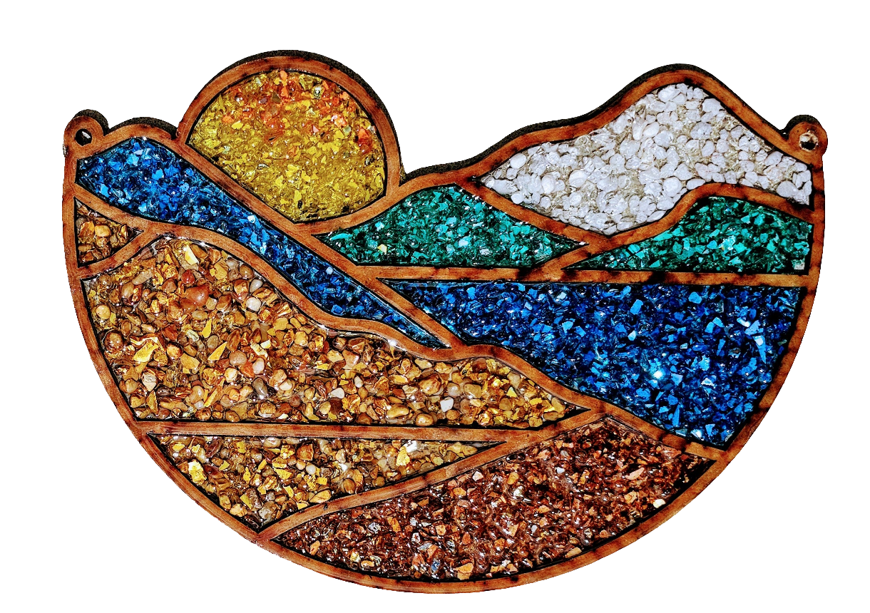 Beach Sunset Suncatcher Art Kit