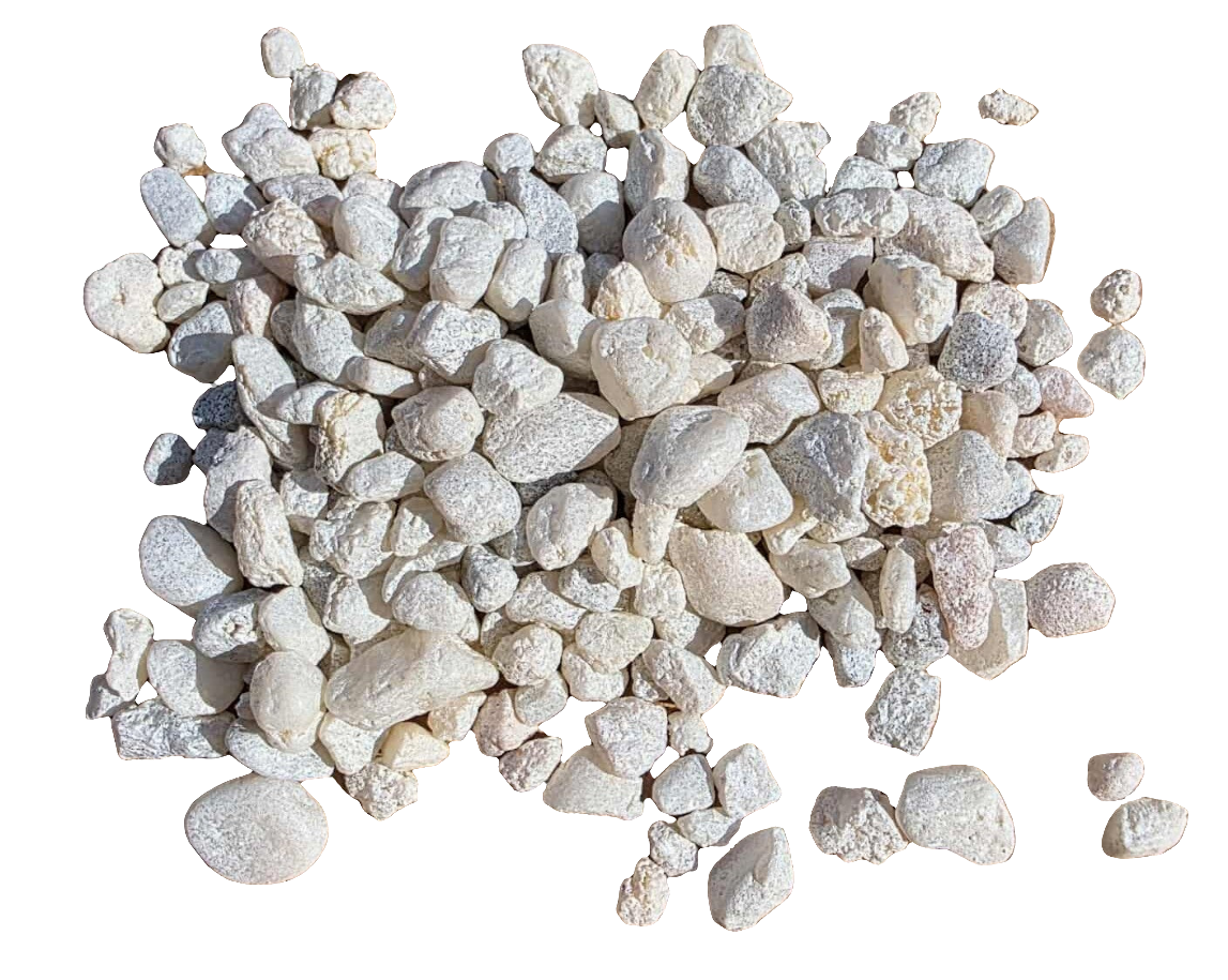 Small White/Light Grey Pebbles 8 oz