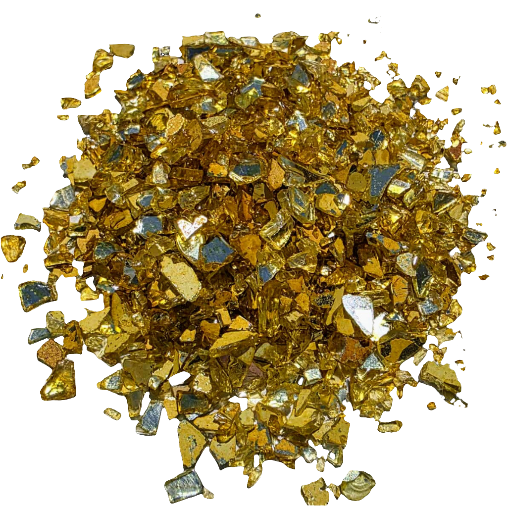 Gold Crushed Stained Glass 16 oz.