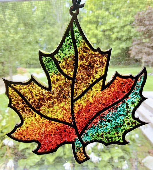 Maple Leaf Suncatcher Art Kit