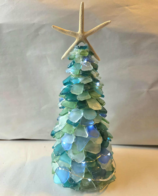 Faux Sea Glass Tree Skinny Starfish Kit
