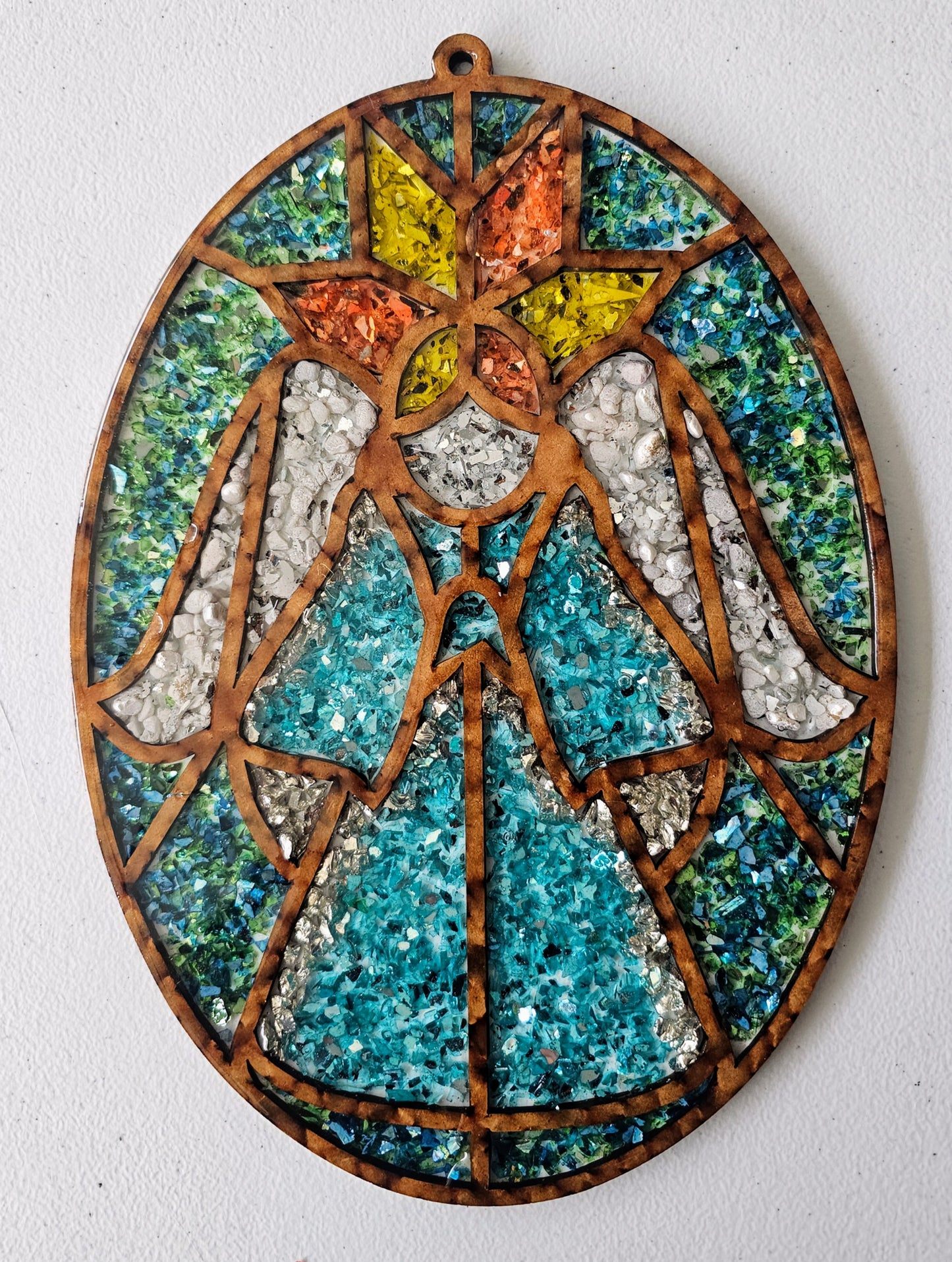 Blue Angel Suncatcher Art Kit