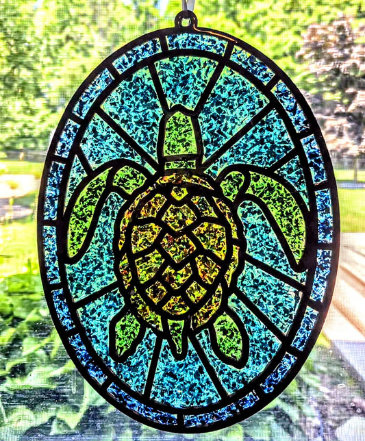 Sea Turtle Suncatcher Art Kit