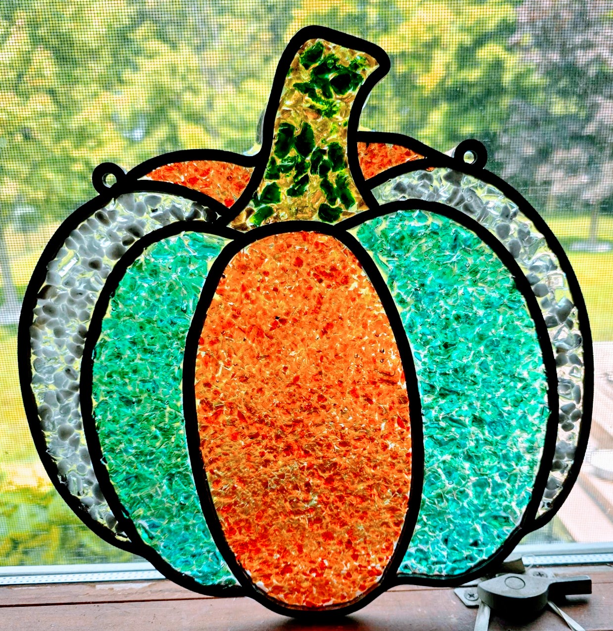 Fall Pumpkin Suncatcher Art Kit