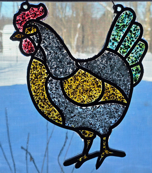 Chicken Suncatcher Art Kit