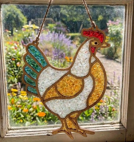 Chicken Suncatcher Art Kit