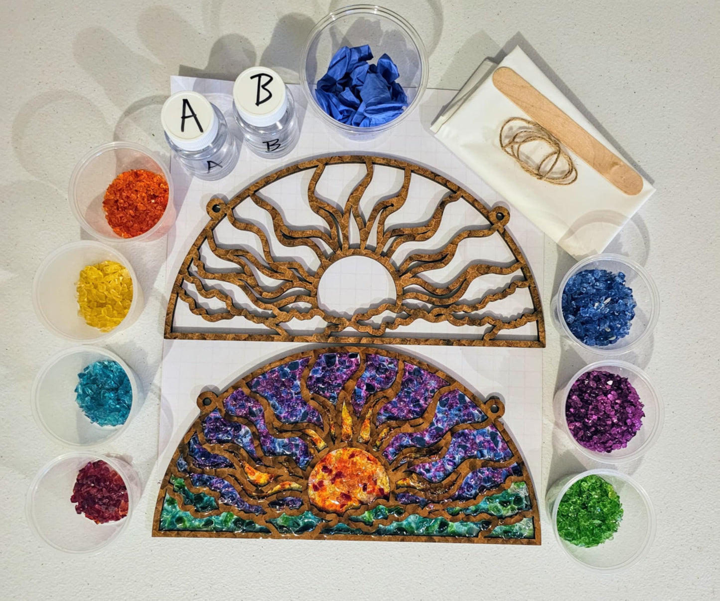 Colorful Sunshine Suncatcher Art Kit