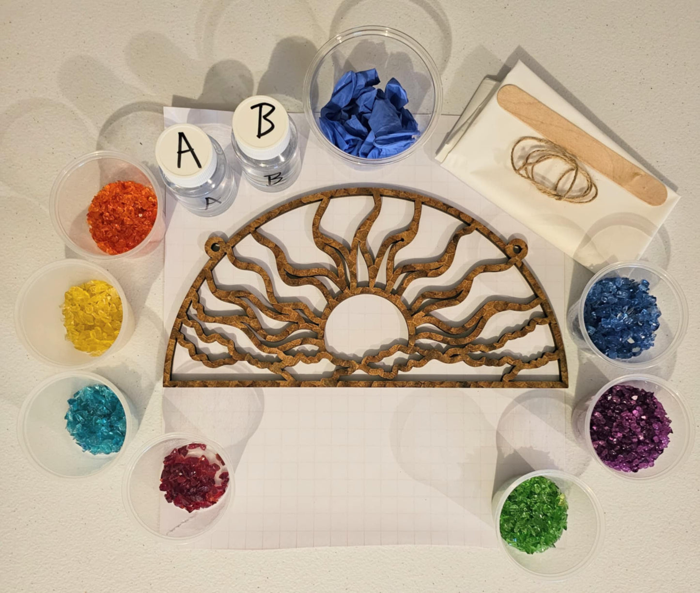 Colorful Sunshine Suncatcher Art Kit