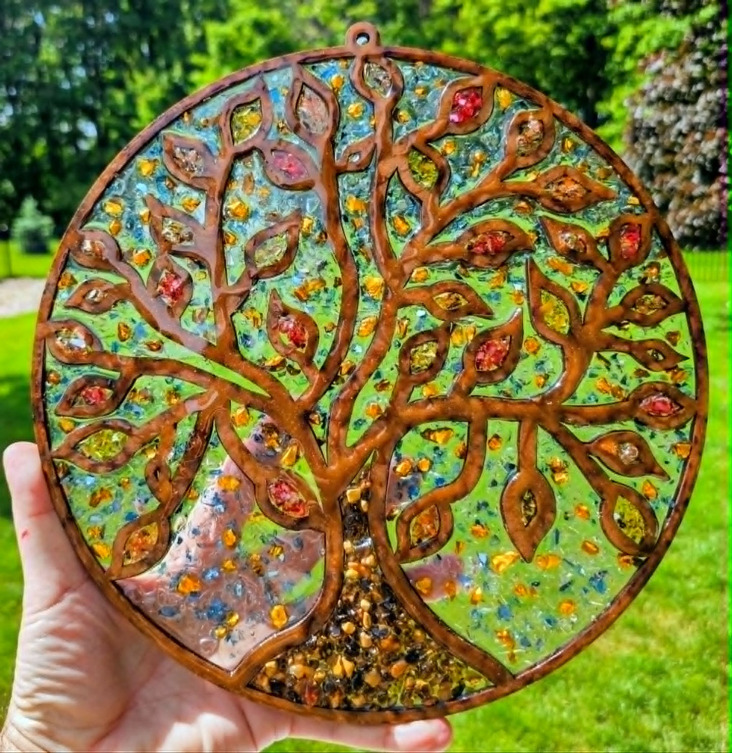 Autumn Tree of Life Suncatcher Art Kit