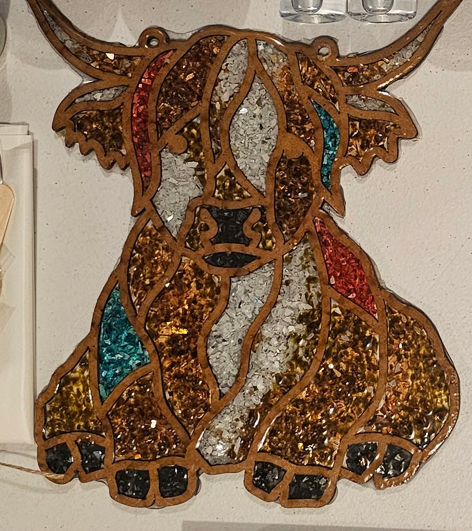 Highland Cow Suncatcher Kit
