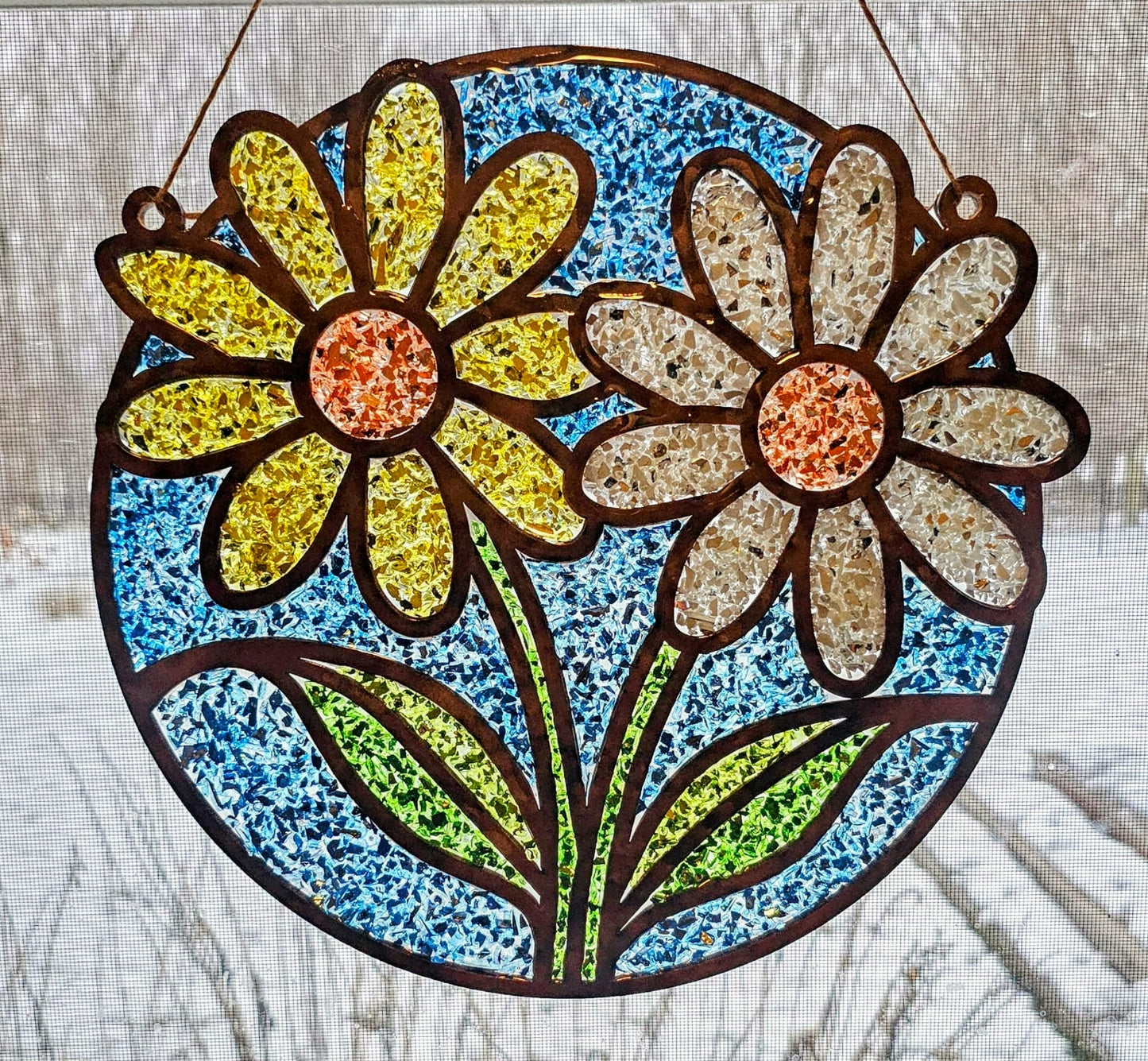 Daisies - Yellow & White Suncatcher Art Kit