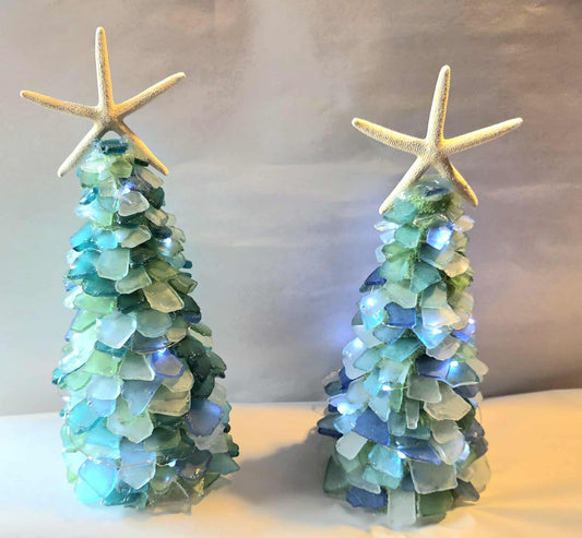 Faux Sea Glass Tree Skinny Starfish Kit