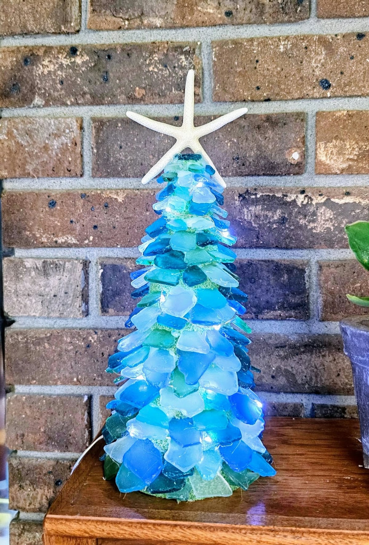 Faux Sea Glass Tree Chubby Starfish Kit