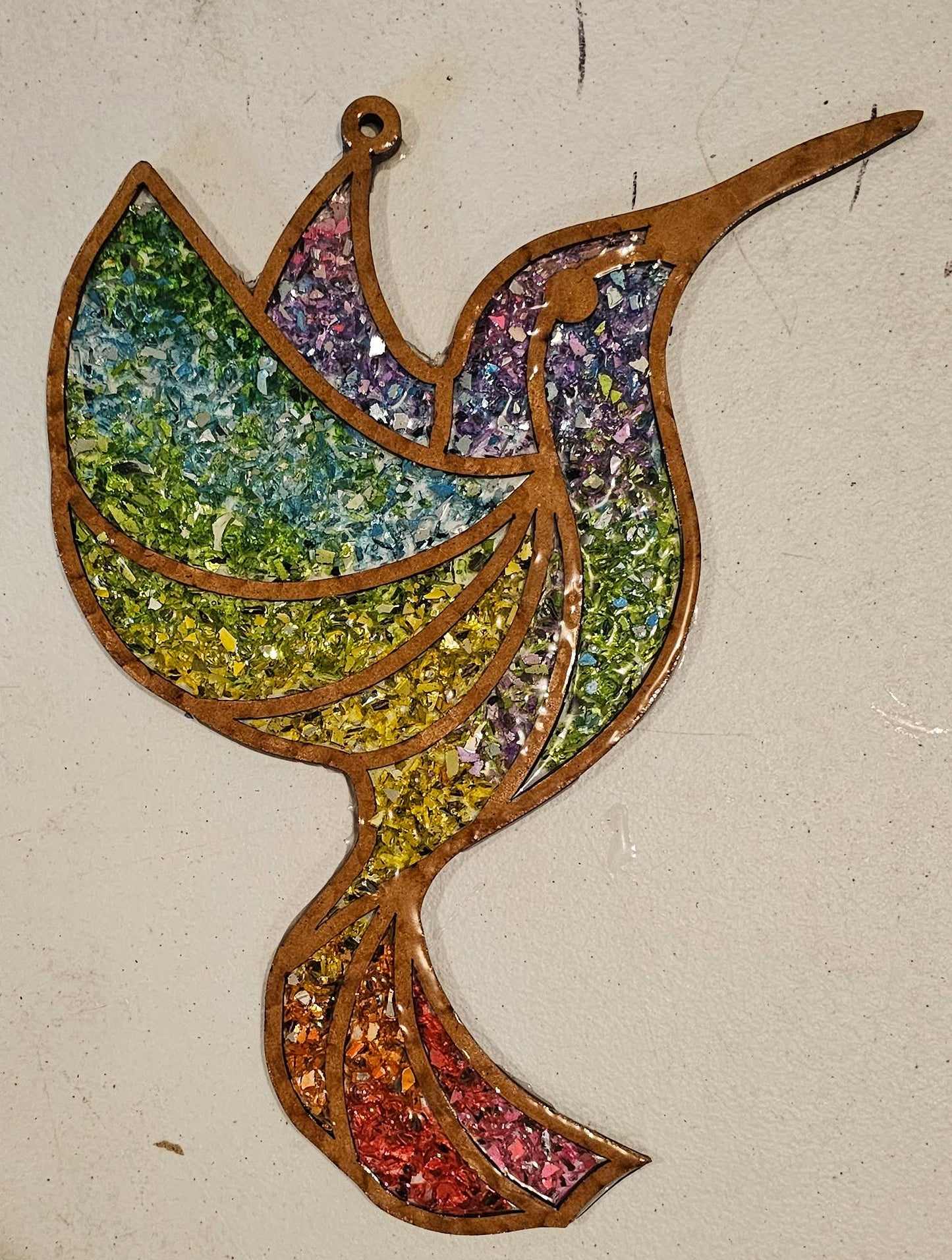 Pastel Hummingbird Suncatcher Art Kit