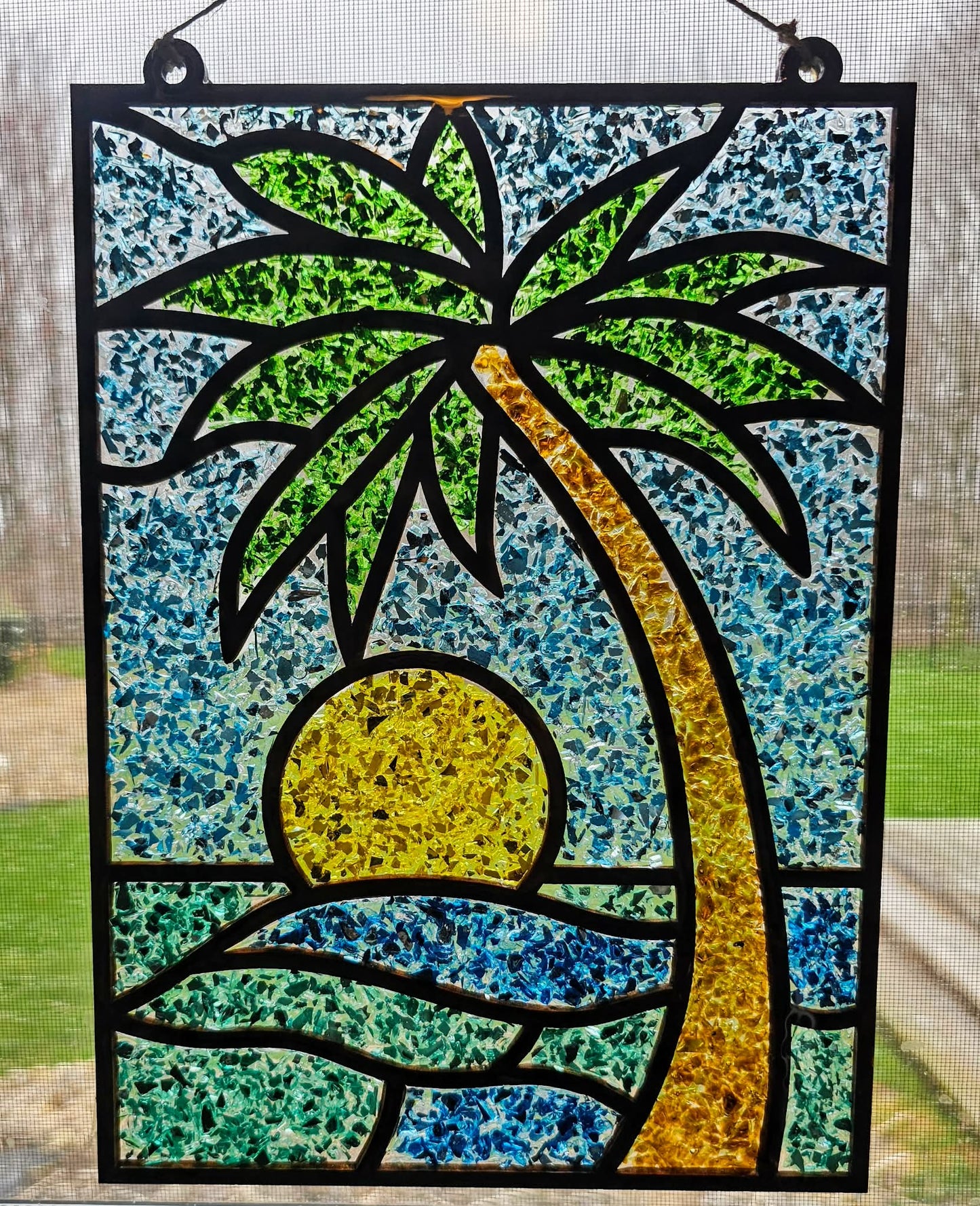 PALM TREE Suncatcher Art Kit