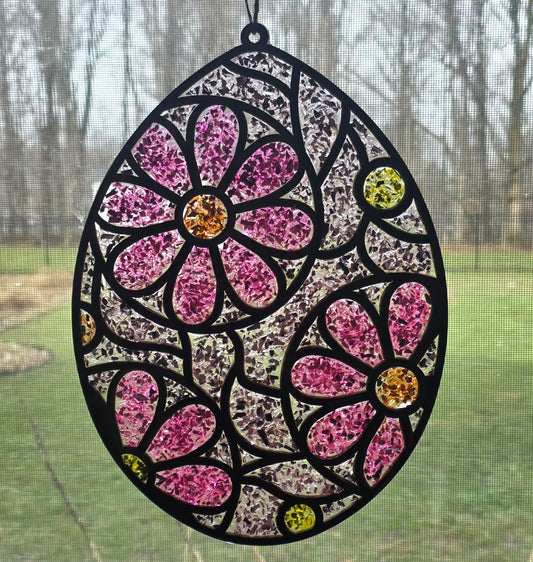 Easter Egg Pink Suncatcher Art Kit