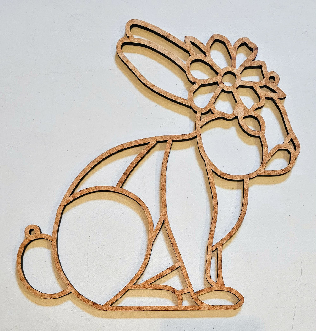 Easter Bunny Wood Cut-Out Frame Only – Erie Crushed Glass & Resin Art Kits