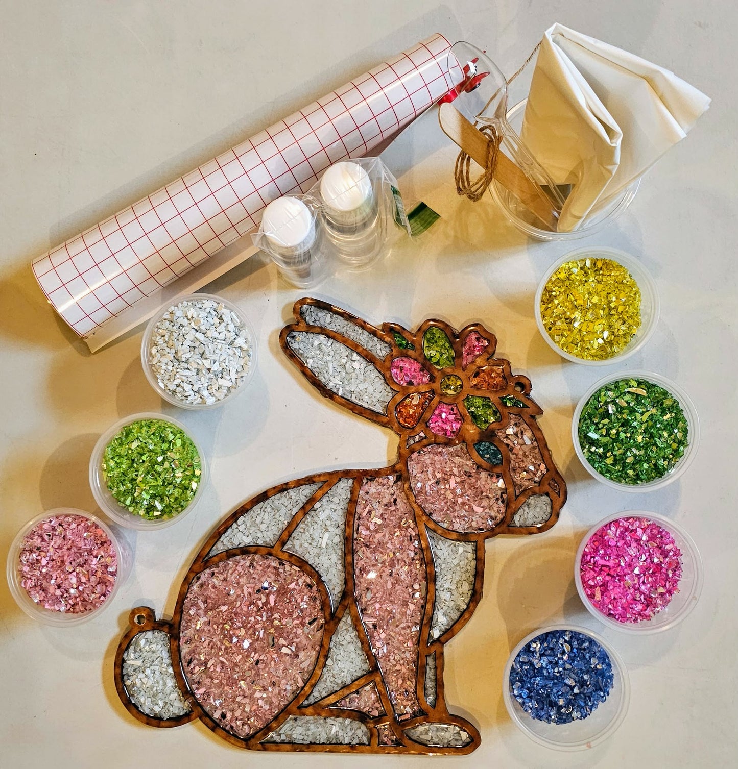 Easter Bunny Suncatcher Art Kit
