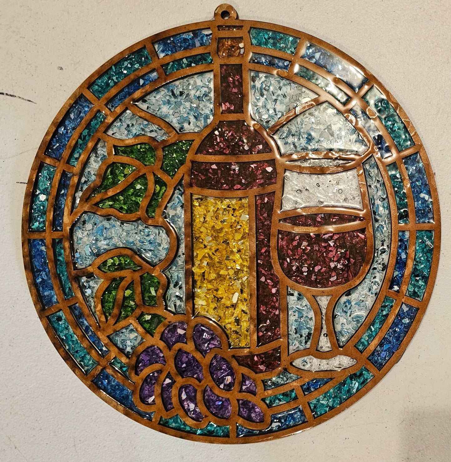 Red Wine Suncatcher Art Kit