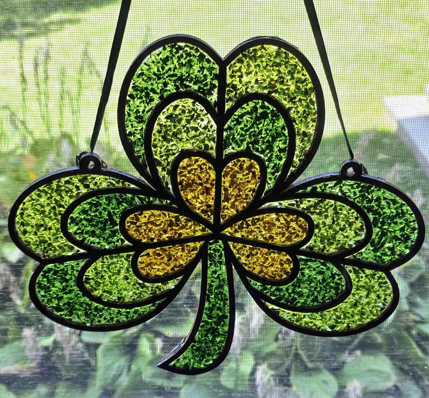 Shamrock Gold Suncatcher Art Kit