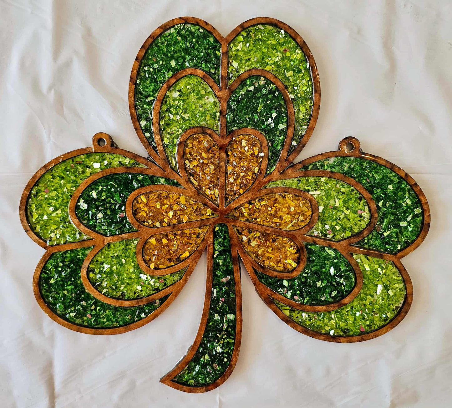 Shamrock Gold Suncatcher Art Kit