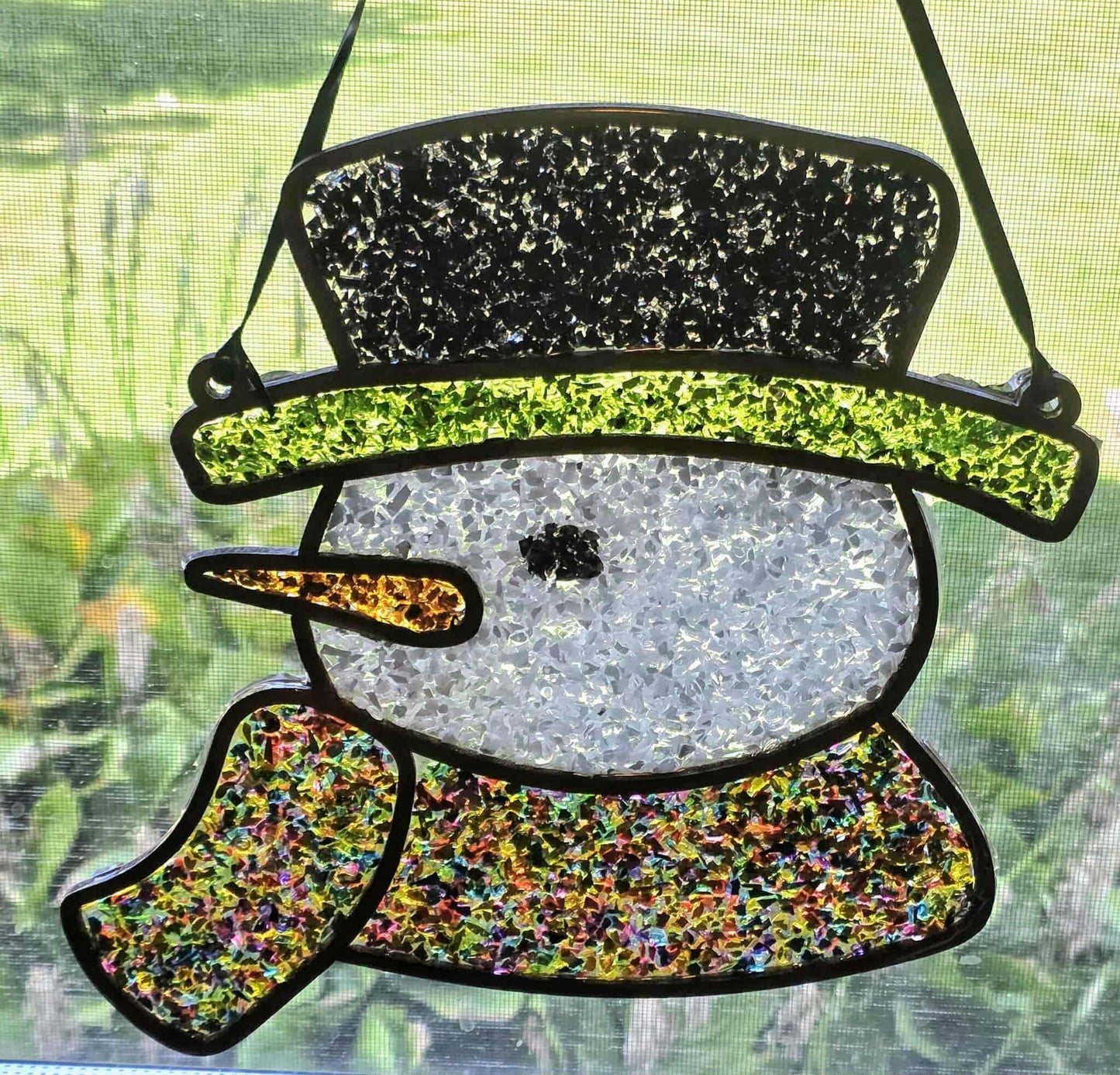 Confetti Snowman Suncatchern Art Kit