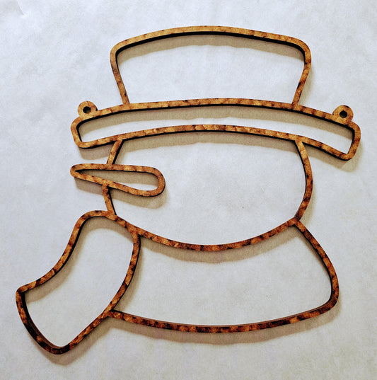 Snowman Wood Cut-Out
