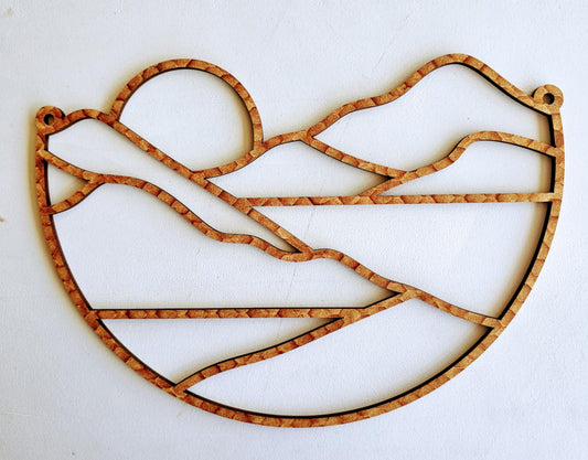 Sunset Wood Cut-Out Frame Only