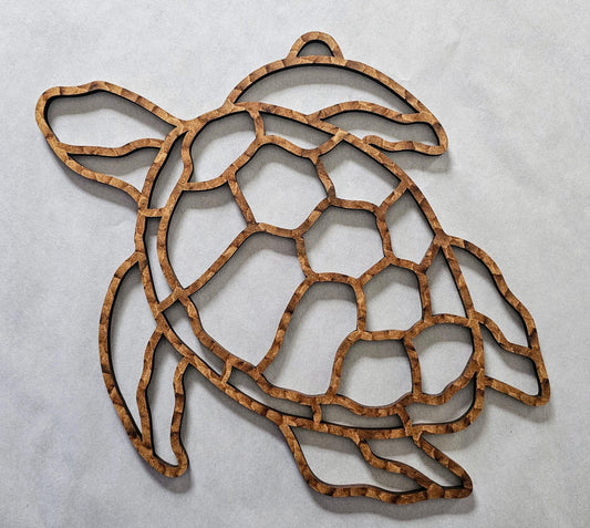 Turtle Wood Cut-Out Frame Only