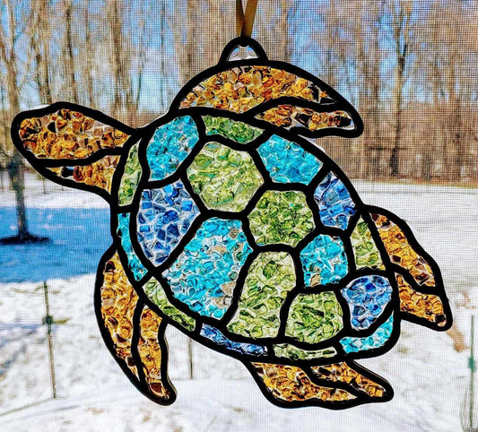 Copper Turtle Suncatcher Kit