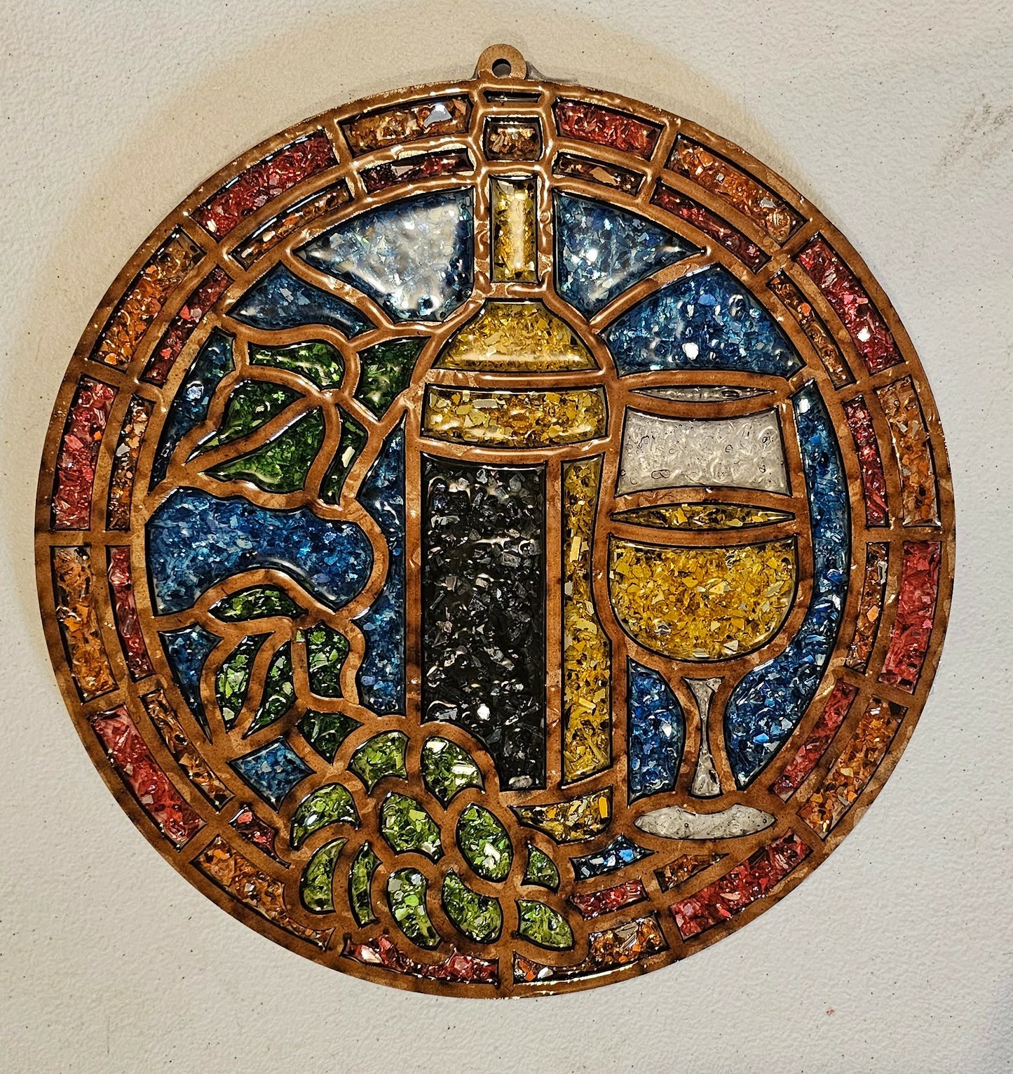 White Wine Suncatcher Art Kit