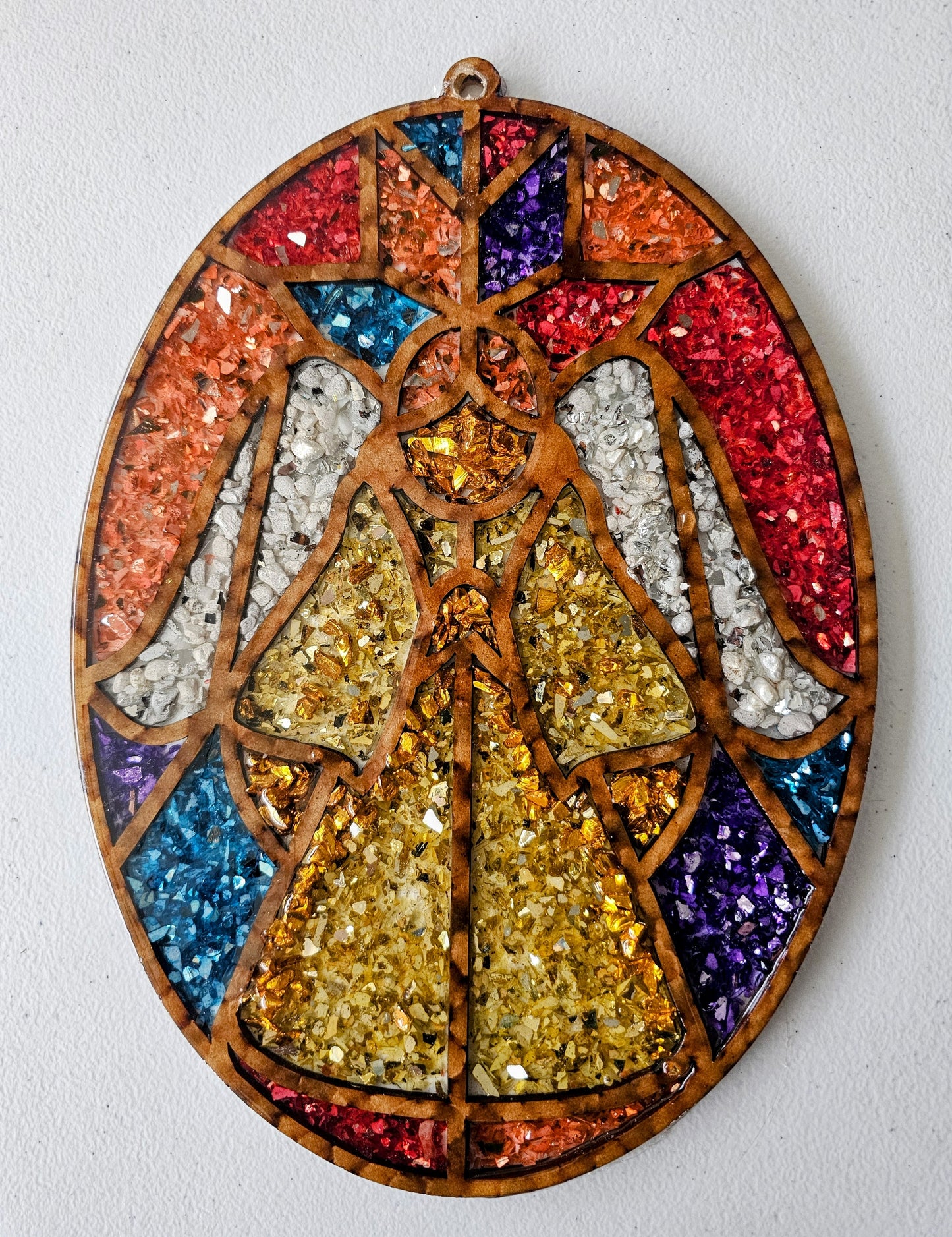 Gold Angel Suncatcher Art Kit