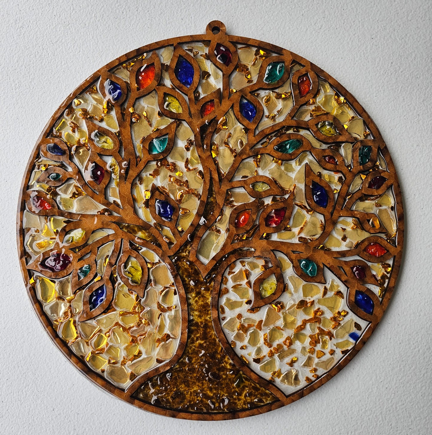 Colorful Tree of Life Suncatcher Art Kit