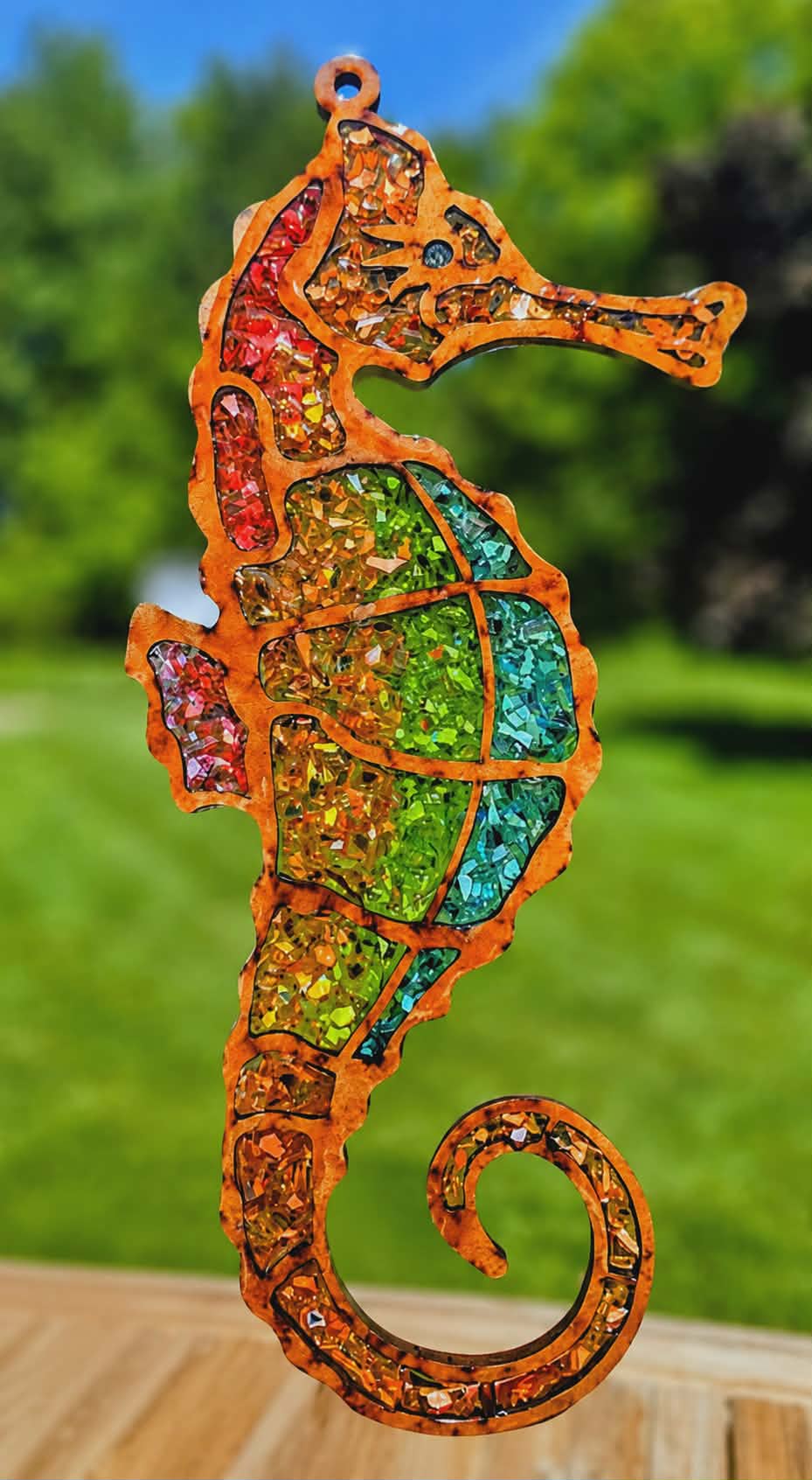 Sea Horse Suncatcher Art Kit