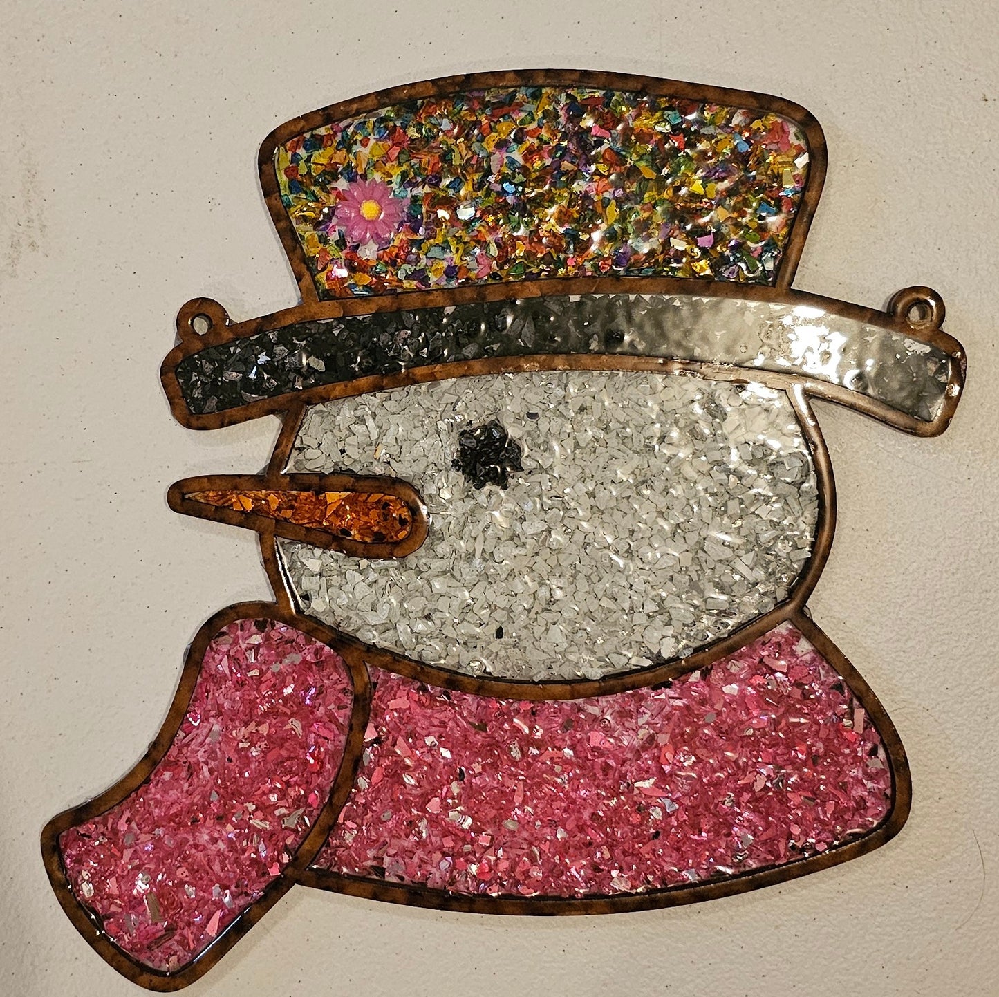 Snow Lady Pretty in Pink Suncatcher Art Kit