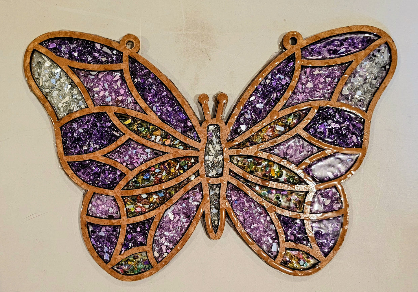 Purple Butterfly Suncatcher Kit
